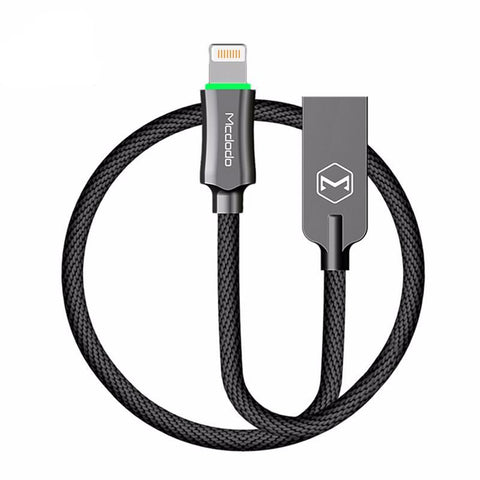 Câble Lightning à LED pour iPhone iPad et iPod vers USB - HypeTechShop